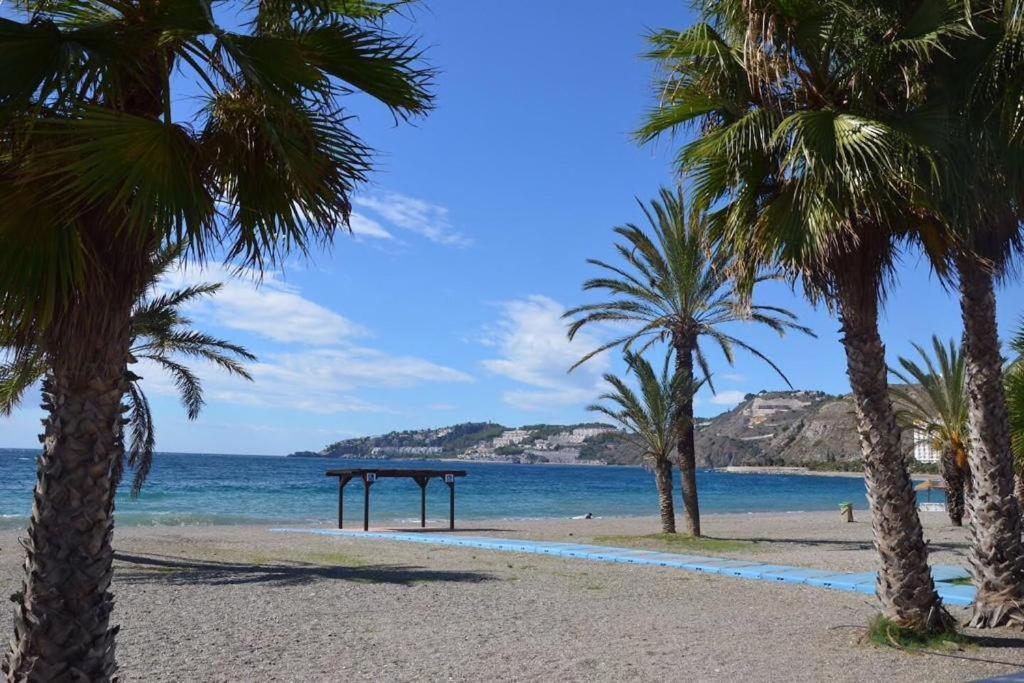 Apartamento 1A Linea Playa Com Piscina Almuñécar Exterior foto